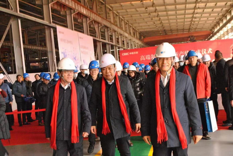 中集車輛國內第一條高端製造LoM產線在營口完工 - 中集车辆（集团）股份有限公司